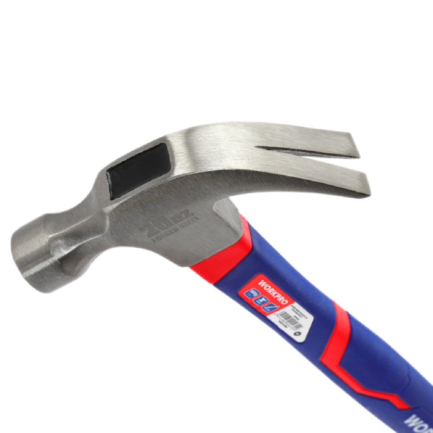 Carpentry Hammer with fiberglass handle 560gr WP241012 WORKPRO