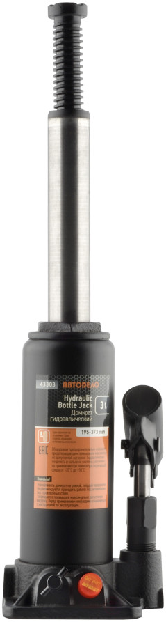 Домкрат гидр. 3.0т (195-373 мм) АвтоDело (43303)