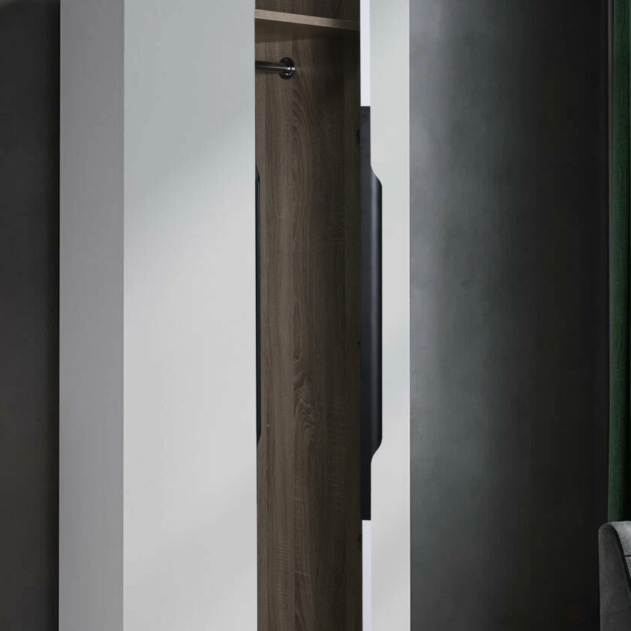 Handle meb. overhead alum. LINEA 768/797 matt black, AKS