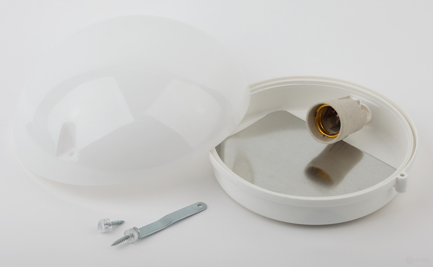 Светильник ЭРА НБП 06-60-012 Сириус антивандальный IP54 E27 max 60Вт D220 круг матовый