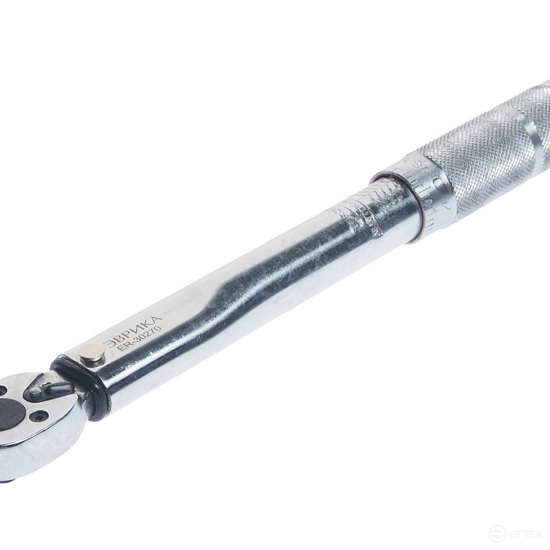 Ключ динамометрический ER-30270 : 1/4"DR (5-25Nm) 270мм ЭВРИКА /1/10