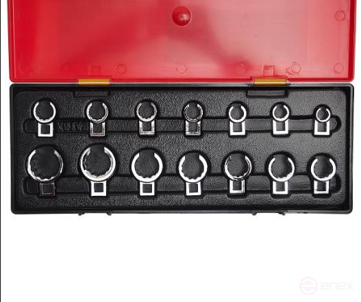 Набор насадок разрезных 3/8 14 предметов в кейсе JTC