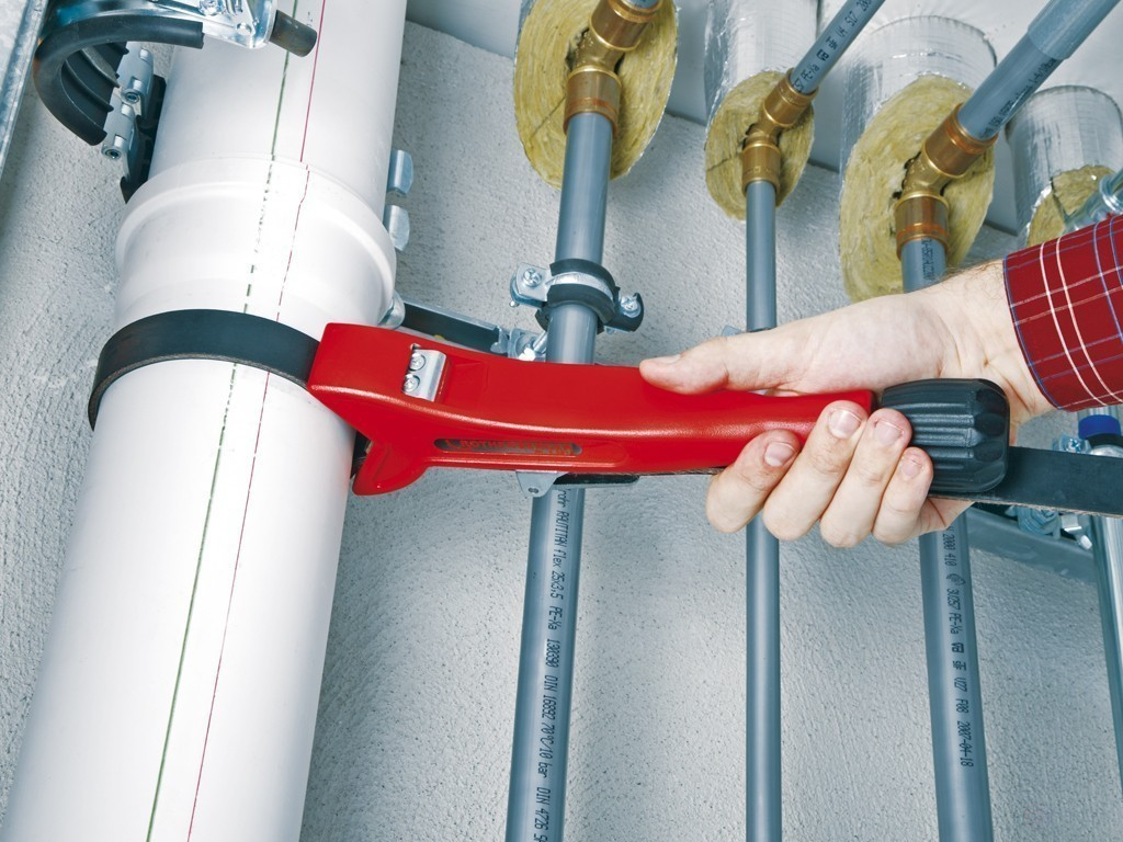 Автоматический ремешковый ключ для пластиковых труб EASYGRIP 3/4 - 6" (Изи Грип)