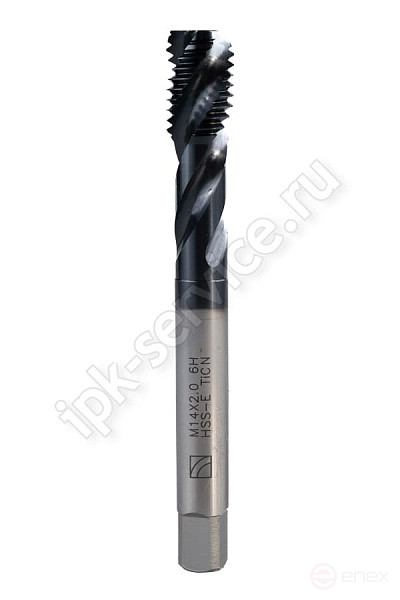 Метчик машинный с винтовой канавкой М20*2,5 осн Р6М5К5 TiCN DIN376