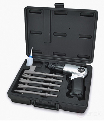 Pneumatic chisel with a set of TOPTUL GDAI0705 nozzles