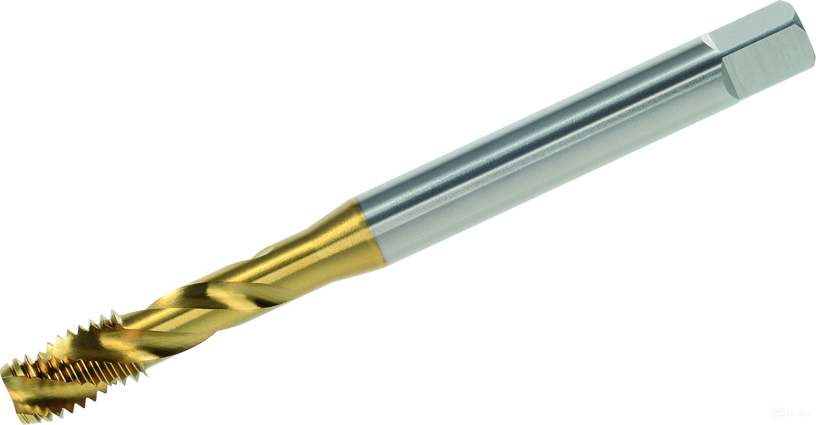 Метчик HSS-E М 5 маш. (31734) с винт.канавкой TiN DIN 371 VOLKEL