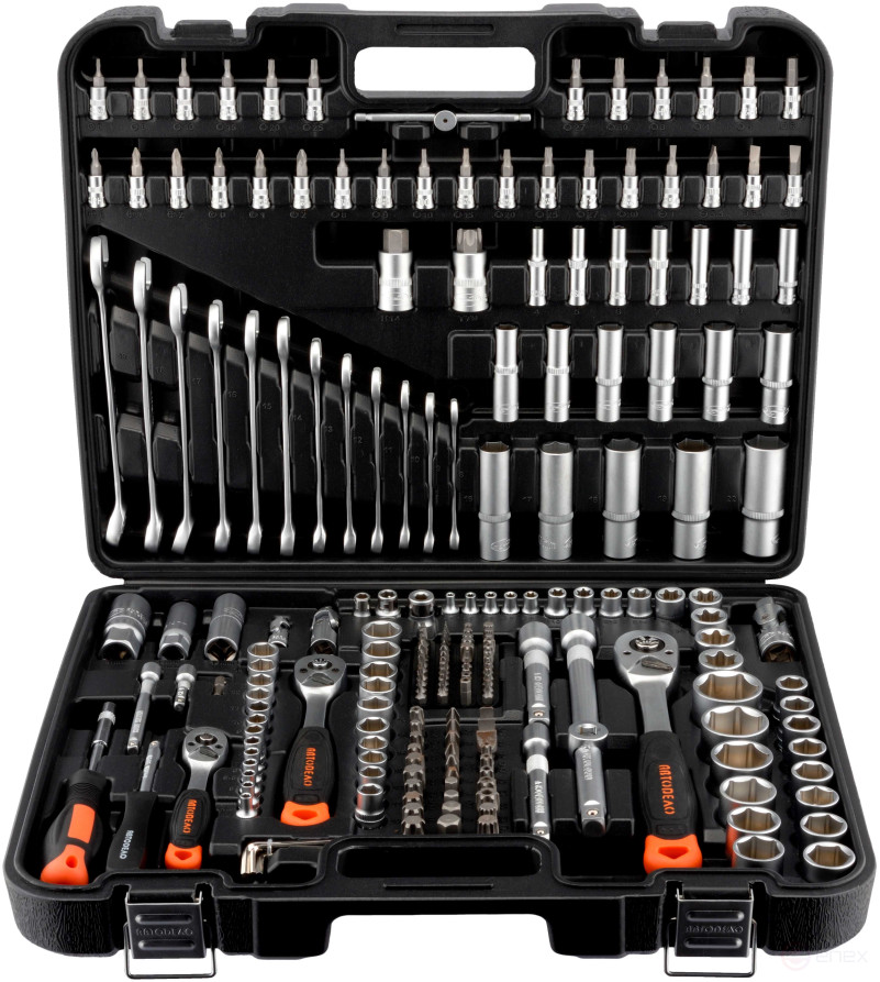 Tool Set 216pr. 1/2"DR 3/8" DR 1/4"DR (Avtodor) 39926