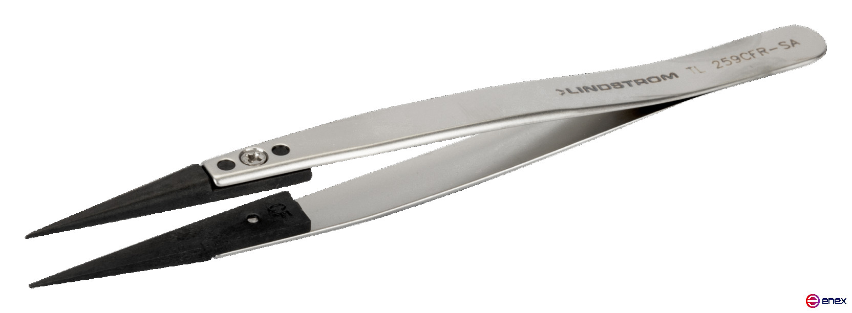 Tweezers with carbon tips