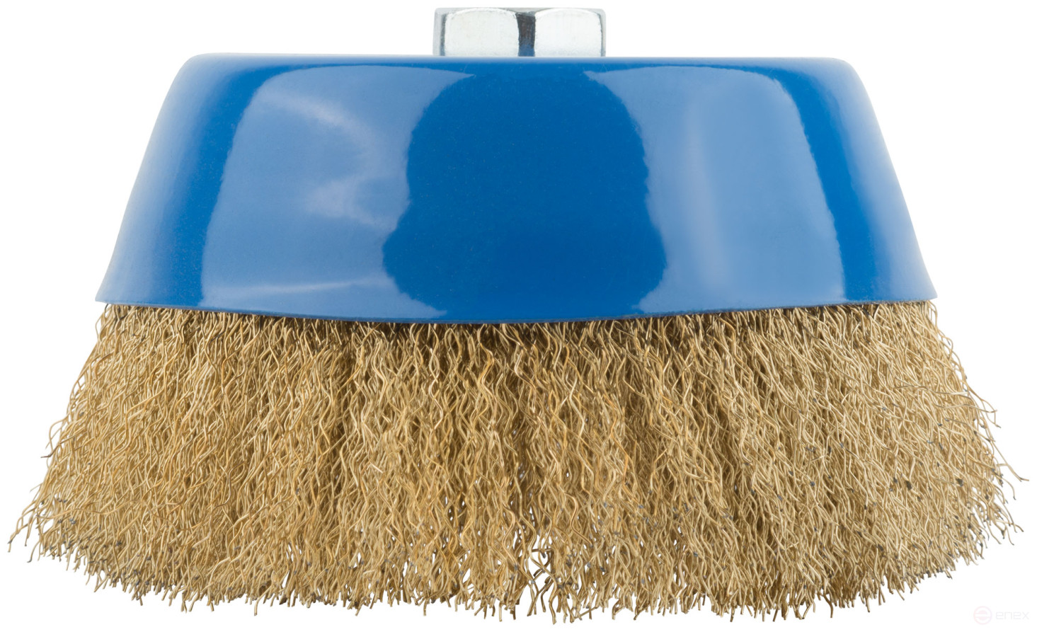 Korschetka, type "cup", nut M14, latuned steel wavy wire 150 mm