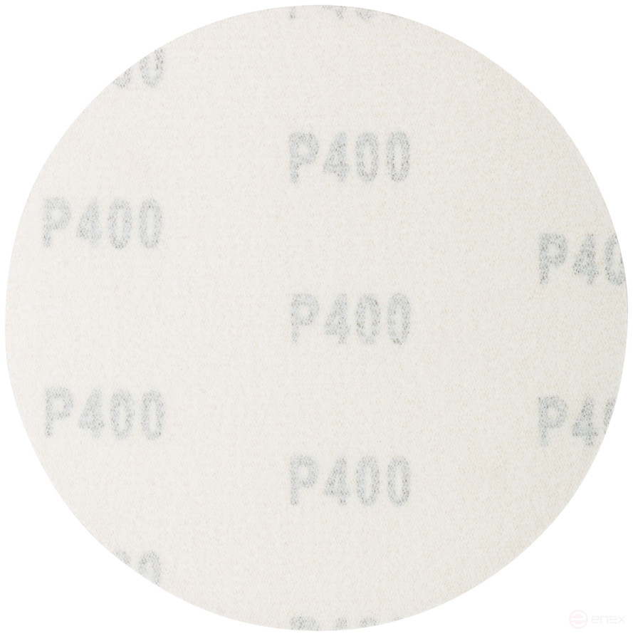 Круги абразивные шлифовальные на ворсовой основе под "липучку" (Р400, 125 мм, 5шт.), Cutop Profi