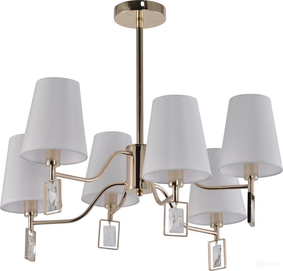 Rivoli Cristal Chandelier 2095-306 6 x E14 40W classic