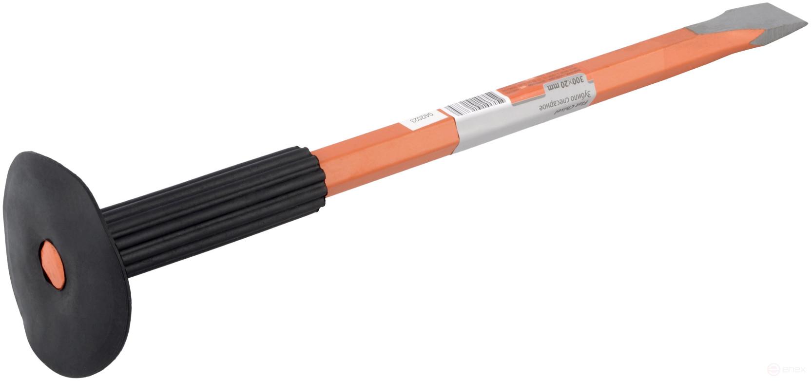 Зубило плоское 300х20мм (с резиновым протектором) BERIL