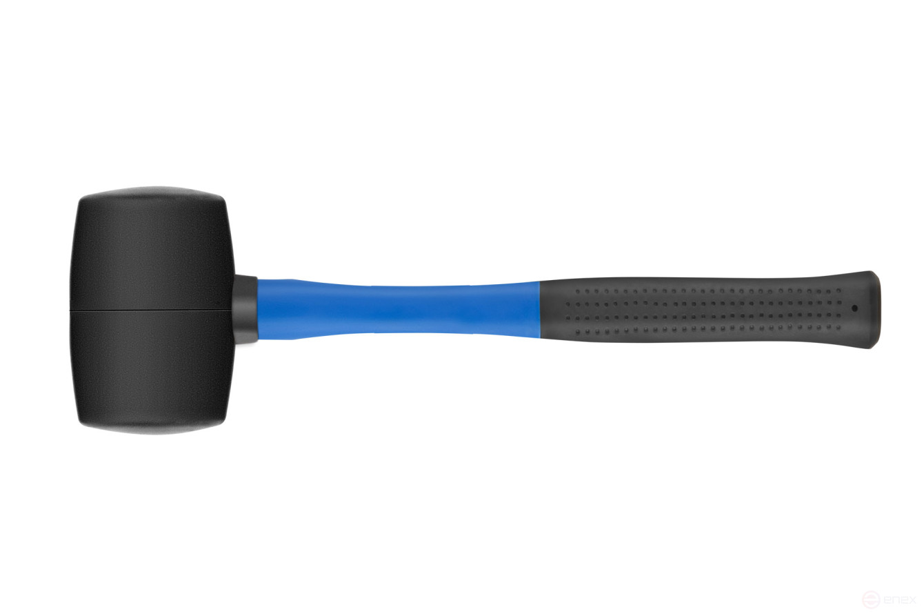 Rubber mallet, fiberglass handle 900 gr.