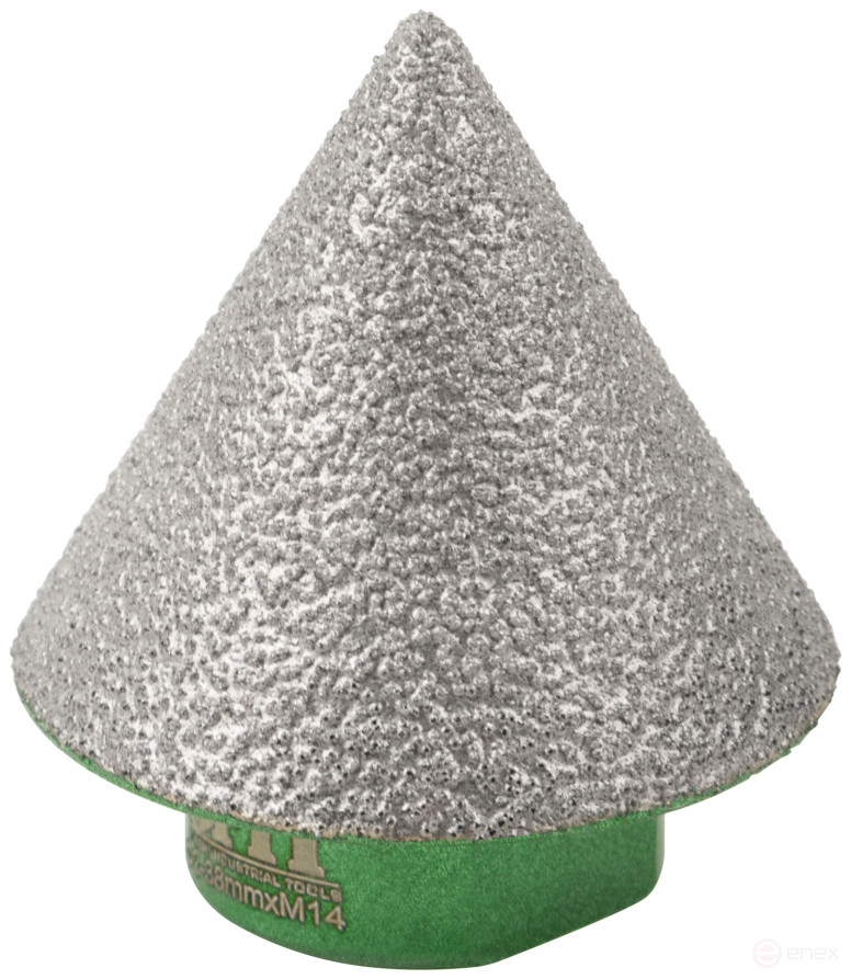 Diamond cone milling cutter for USM Profi, shank M14, 2-38 mm