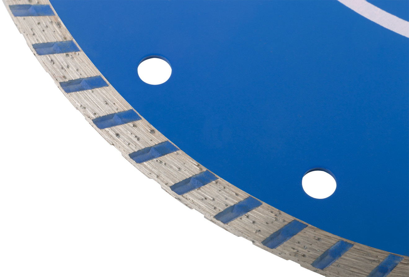 Диск отрезной алмазный "турбо" (сухая и влажная резка) 230 х 2,4 х 7 х 22,2 мм