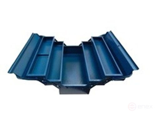 Ящик инструментальный ER-122B складной,5 отделений (металлический) ЭВРИКА /1/10