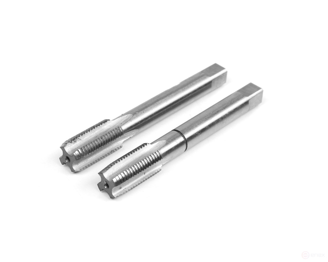 Machine-manual tap complete for cylindrical pipe thread G3/8" from 2 pcs. P6M5 HORTZ (3266-81 2625-0023)