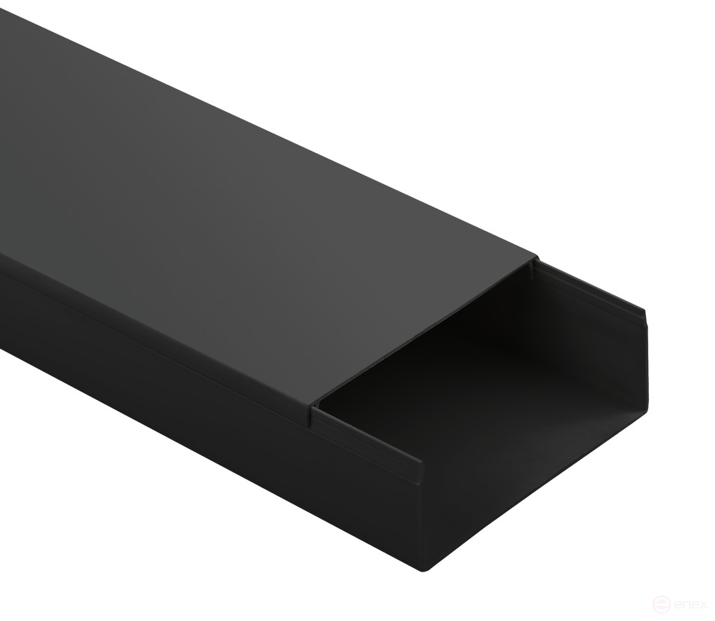 Cable channel ERA KK-B-100-40 black 100x40mm