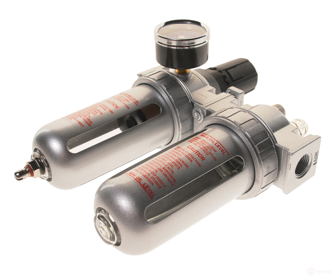 Air treatment unit (lubricator,dehumidifier) 3/8” metal. the switch. 215PSI 2500l/min 125ml JTC