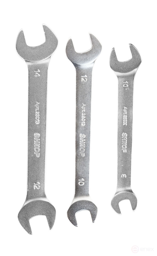 Набор ключей рожковых 3шт (8х10,10х12,12х14)