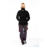 Fleece work blouse, women