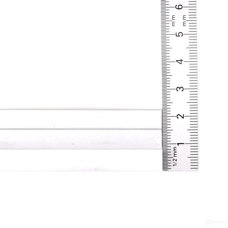 The profile is h-shaped 2500*22,3*7,1 (base 5.0), anodized aluminum material (EB-1261)