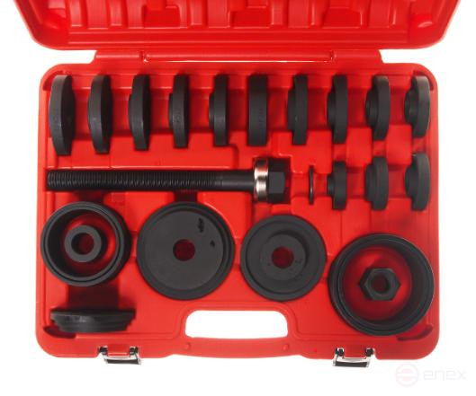 Набор съемников подшипников передних ступиц 25 предметов JTC