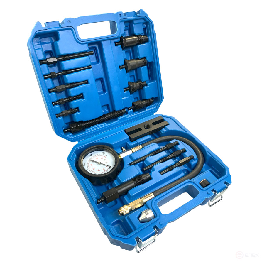 Компрессометр дизельный 0-1000PSI и 0-70атм с адаптерами для всех дизелей в мире TA-G1011 AE&T