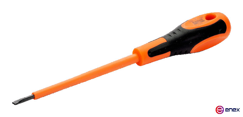 Отвертка изолированная с рукояткой ERGO под винты со шлицем 0,8х4,0 мм