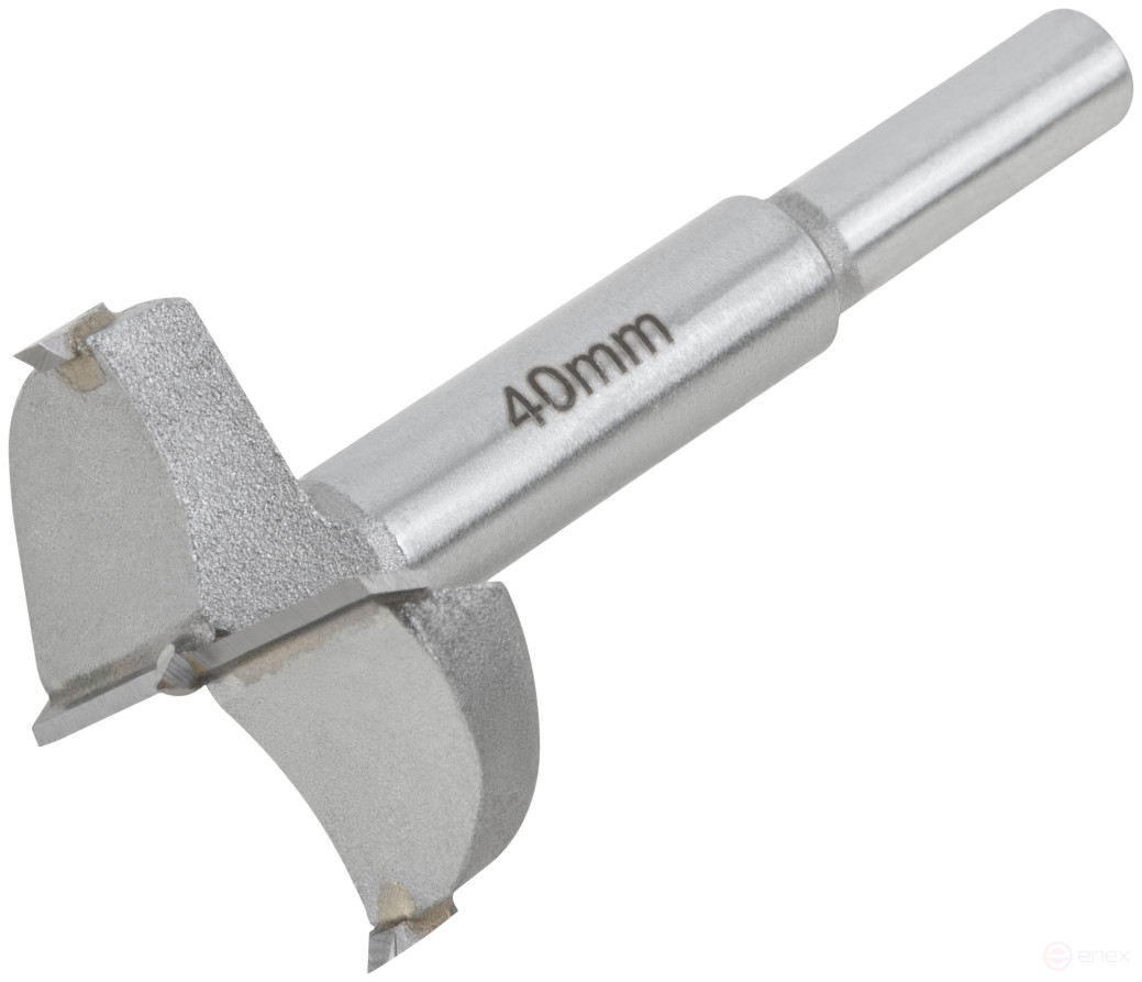 Forstner drill bit (milling cutter) with 40 mm carbide inserts