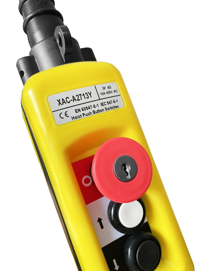 OCALIFT Пульт управления 2 кнопки, 1 скорость, стоп, ключ, IP65 XAC-A2713Y