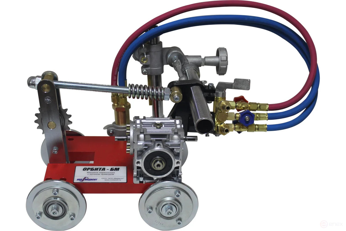 The Brima ORBITA-BM machine / manual drive