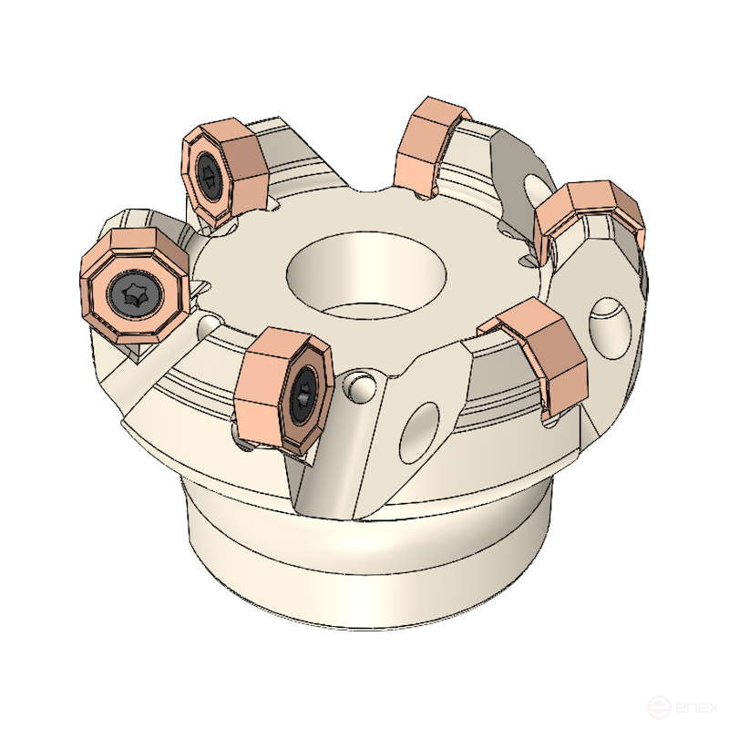Торцевая насадная фреза ONHU 0806 Zcc 160x40 мм, Z-10