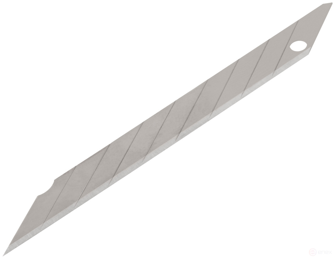 Blades for a 9 mm technical knife, 9 segments, 30 degree angle (10 pcs.)