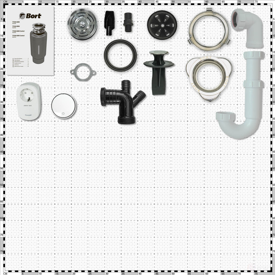 Измельчитель пищевых отходов BORT TITAN 8000 Control