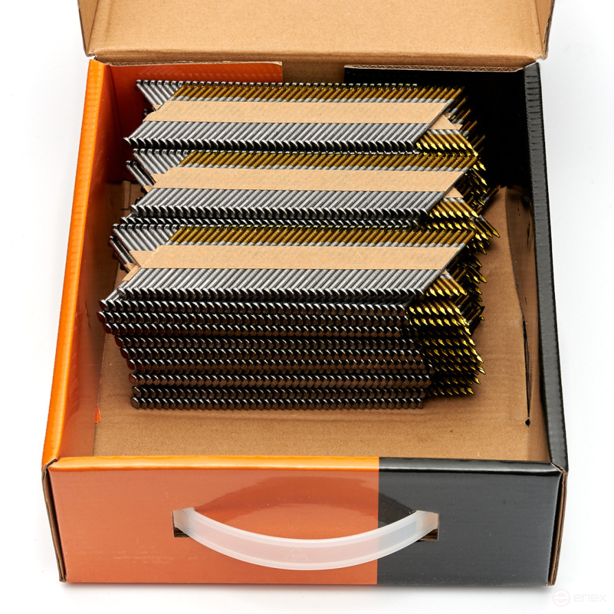 Rack-and-pinion nails on wood type D34 (2,87x50, ribbed ringsknurled, 3000 pcs/pack) FEDAST