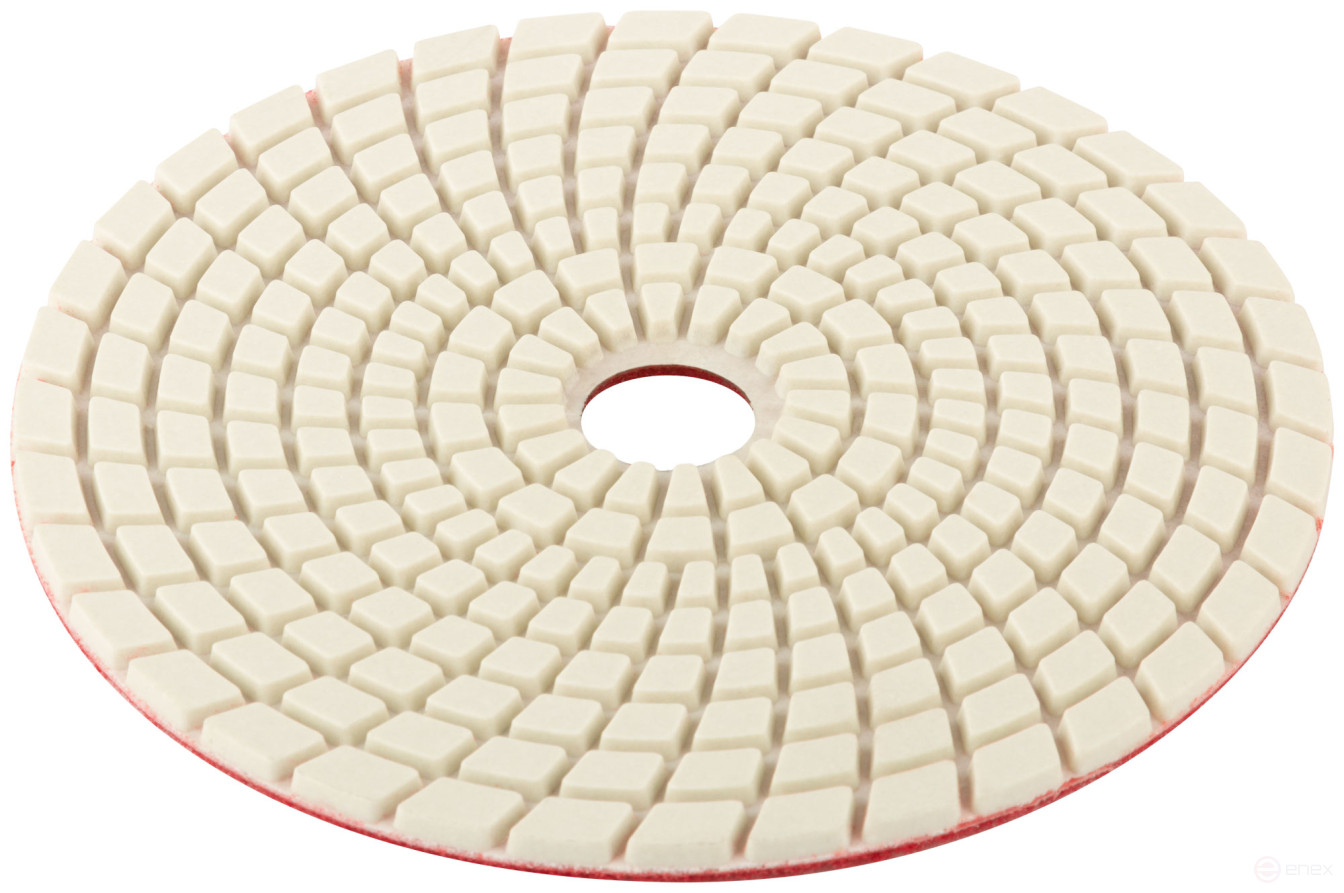 Алмазный гибкий шлифовальный круг АГШК (липучка), влажное шлифование, 125 мм, Р 400