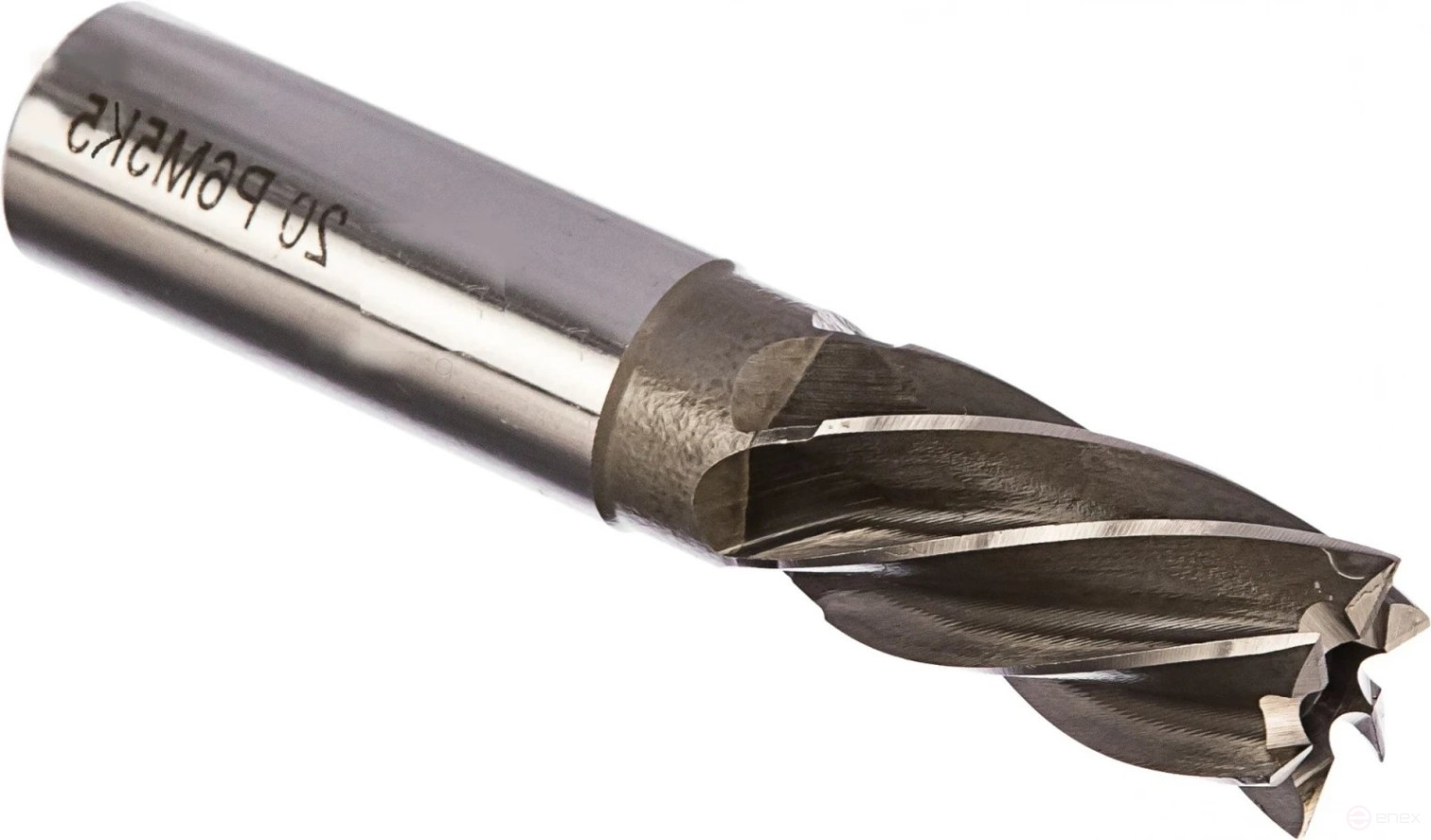 End mill with cylindrical shank f 9.0x19x69 mm z=4 P6M5K5 TORNERI T025199