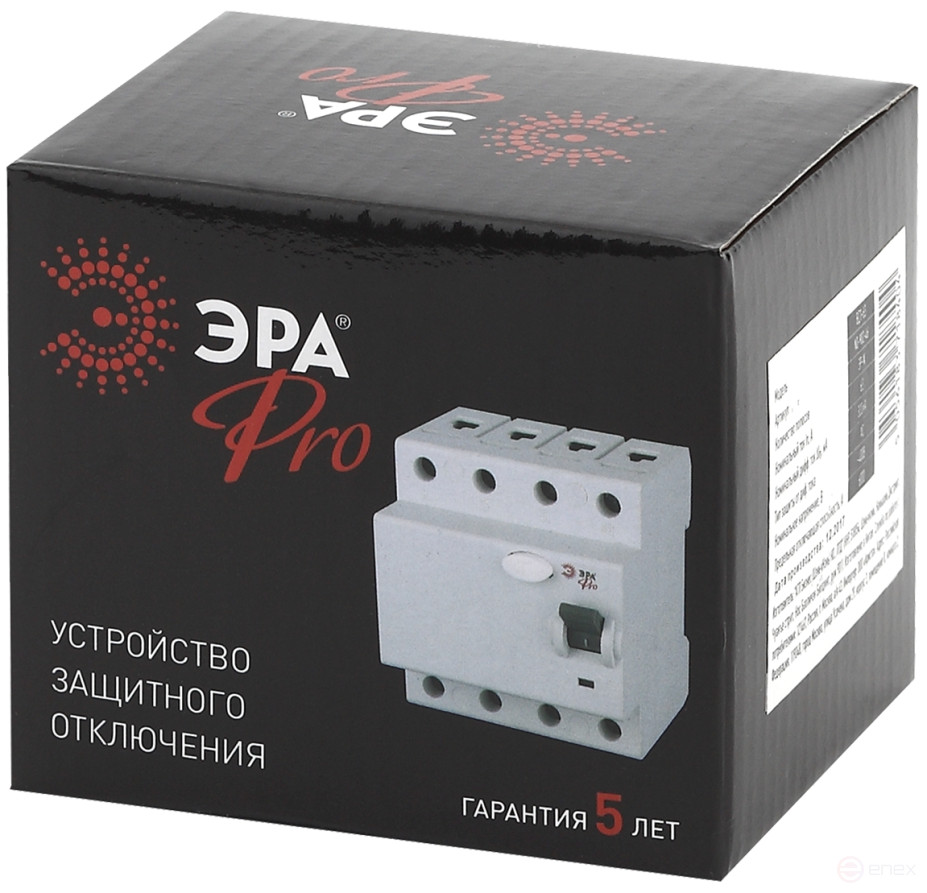 УЗО ЭРА PRO NO-902-67 ВД1-63 4P 16А 300мА