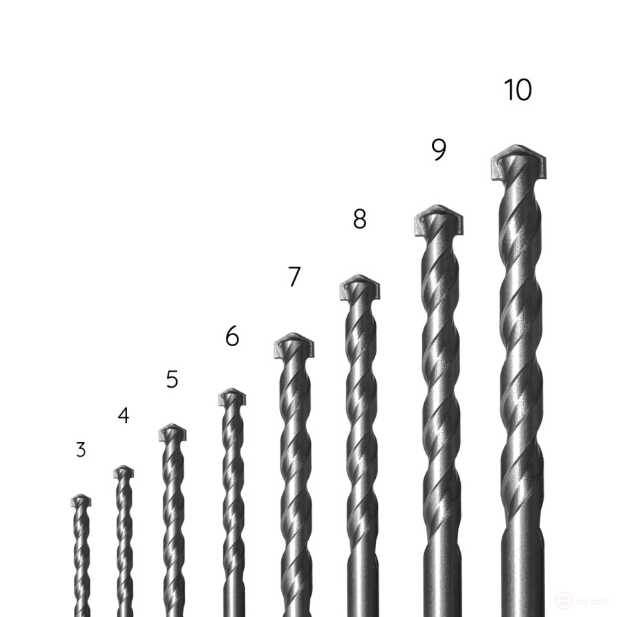 Set of concrete drills Villager DMA-SET 8 PCS