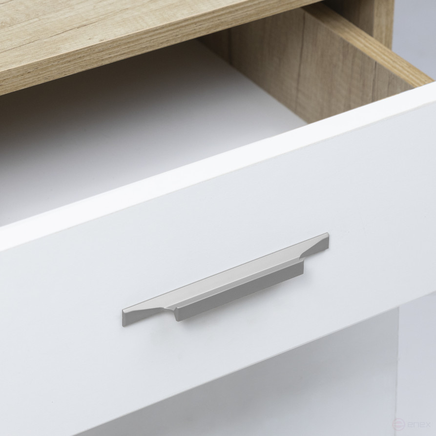 Handle meb. bracket alum. STELLS 96/150 brushed chrome, AKS