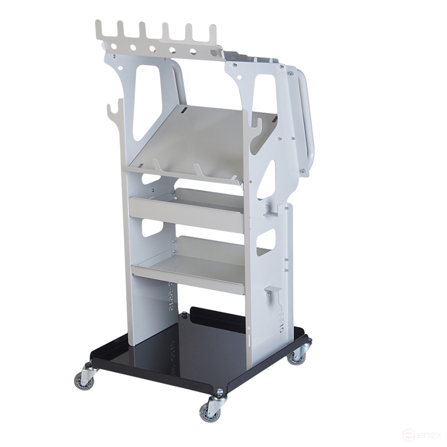 4-section instrument trolley for JTC Diagnostic Equipment