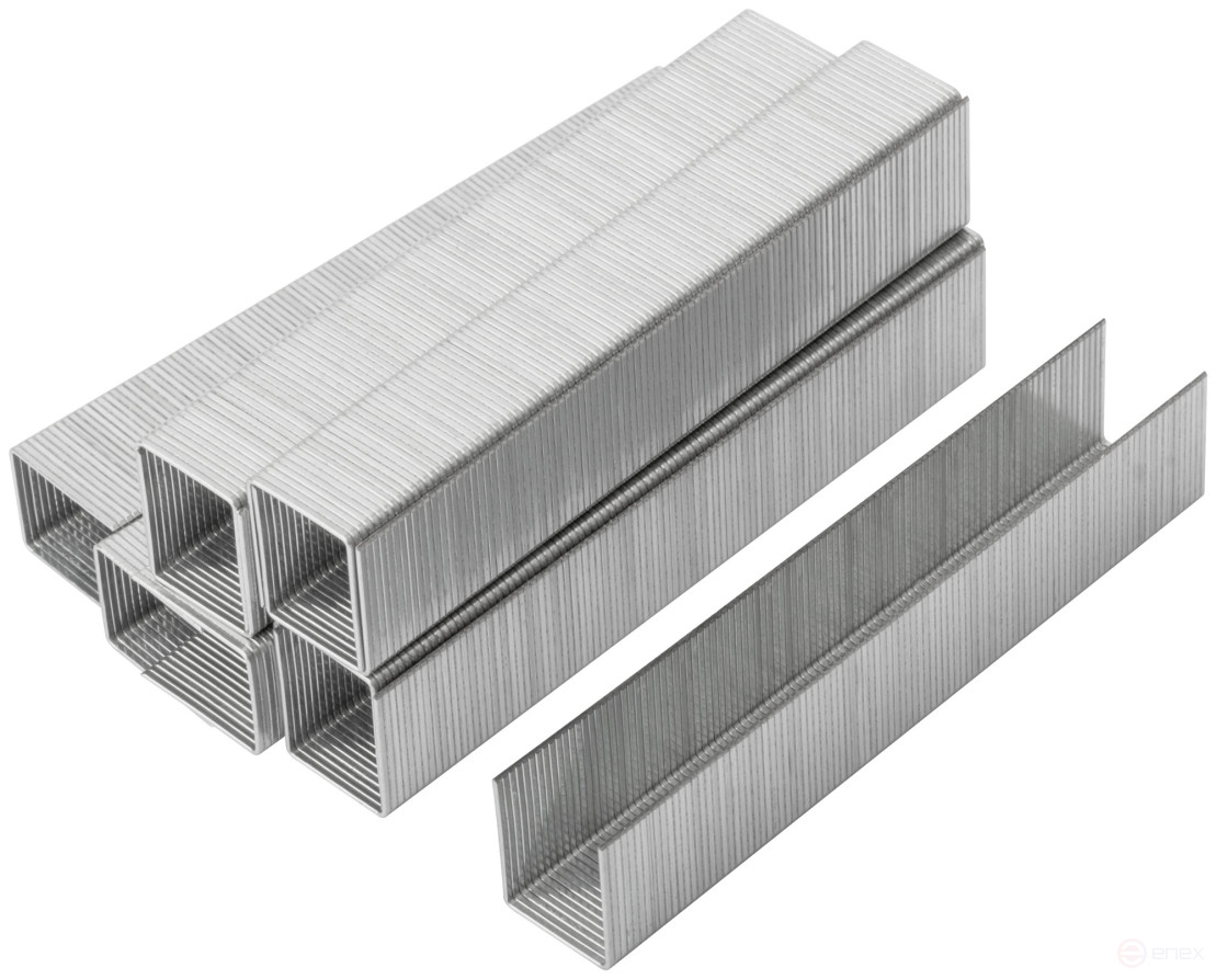 Stapler staples, hardened 11.3 mm x 0.7 mm, (narrow type 53) 14 mm, 1000 pcs.