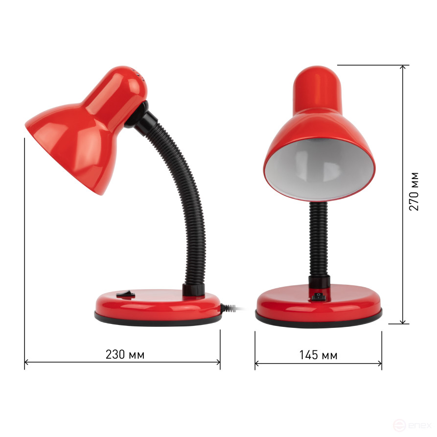 ERA N-120-E27-40W-R Red Table Lamp