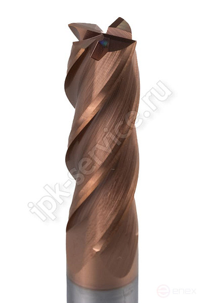 Фреза концевая твердосплавная ВК8 ц/х ф 10 z=5