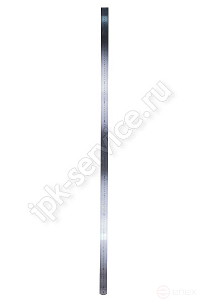 Линейка металлическая двусторонняя 2000 мм