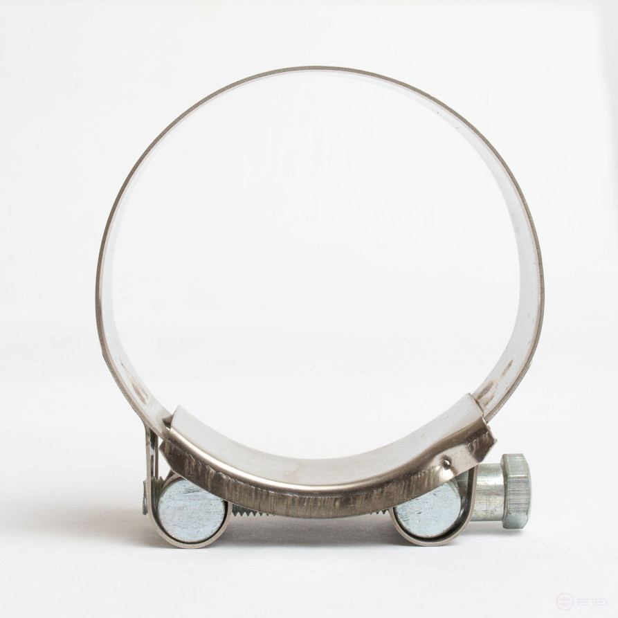 Single-bolt metal power clamp 70-75 mm, 1 piece
