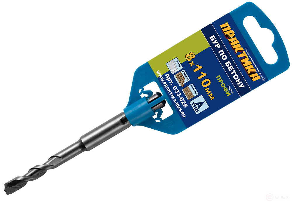 Drill bit SDS-plus PRACTICE 8 x 50/110 mm "Profi" series for concrete (033-628)