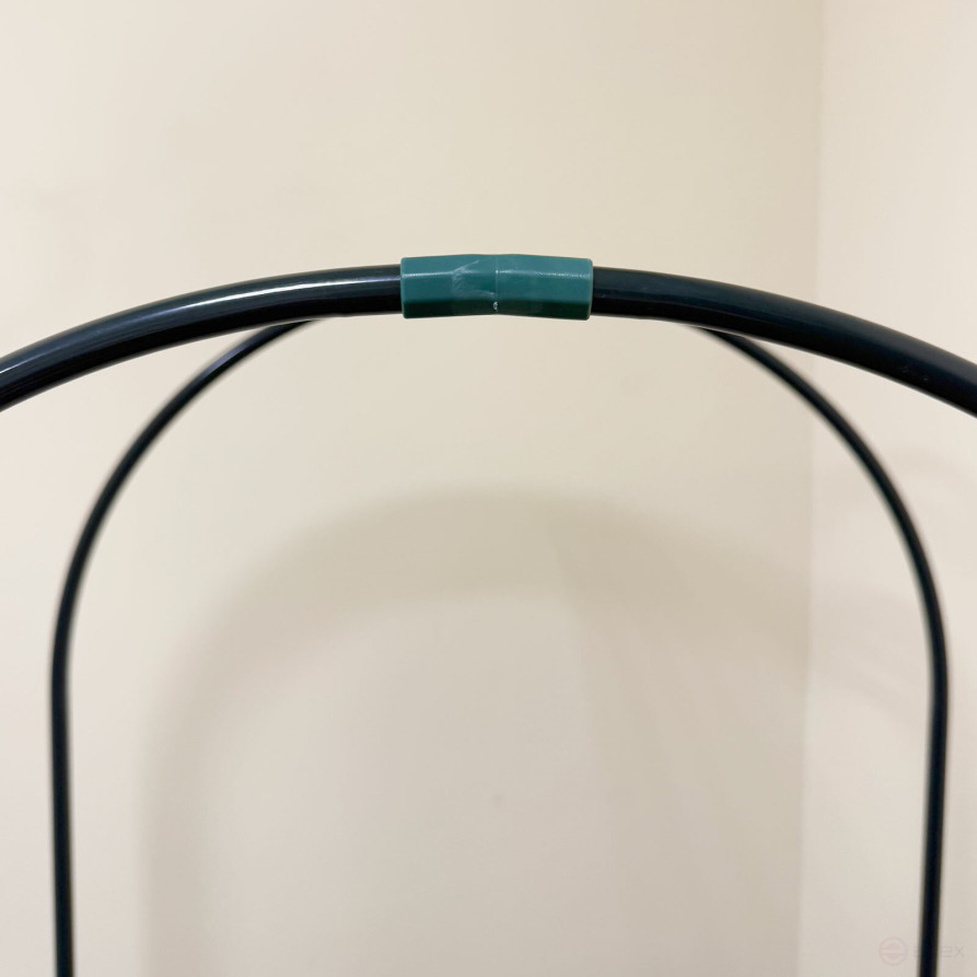T-piece connecting corner for a greenhouse 160 cm high T-shaped Geoplastboard set of 10 pieces color green