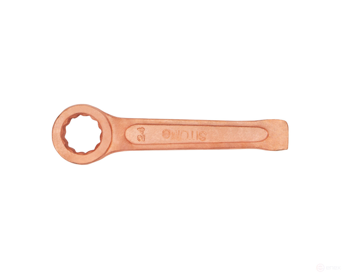 Ключ накидной односторонний ударный 24 мм омеднение SITOMO